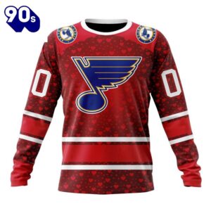 NHL St. Louis Blues Special Gift For Valentines Day All Over Print Shirt