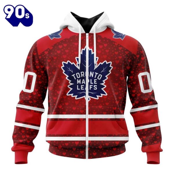 NHL Toronto Maple Leafs Special Gift For Valentines Day All Over Print Shirt