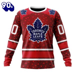 NHL Toronto Maple Leafs Special Gift For Valentines Day All Over Print Shirt