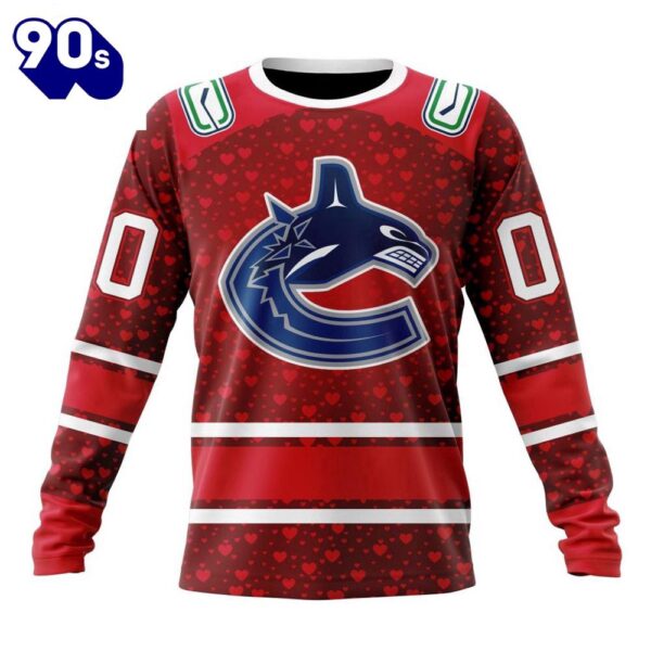 NHL Vancouver Canucks Special Gift For Valentines Day All Over Print Shirt