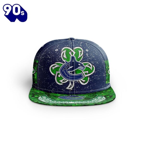 NHL Vancouver Canucks Special Snapback Design For St.Patrick’s Day