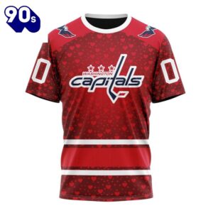 NHL Washington Capitals Special Gift For Valentines Day All Over Print Shirt