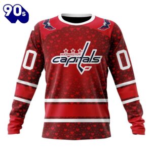 NHL Washington Capitals Special Gift For Valentines Day All Over Print Shirt