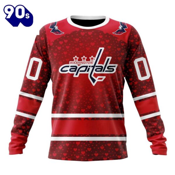 NHL Washington Capitals Special Gift For Valentines Day All Over Print Shirt