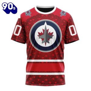 NHL Winnipeg Jets Special Gift For Valentines Day All Over Print Shirt