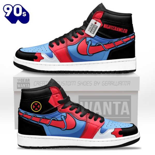 Nightcrawler J1 Sneakers Movies X-Men Custom Shoes v1