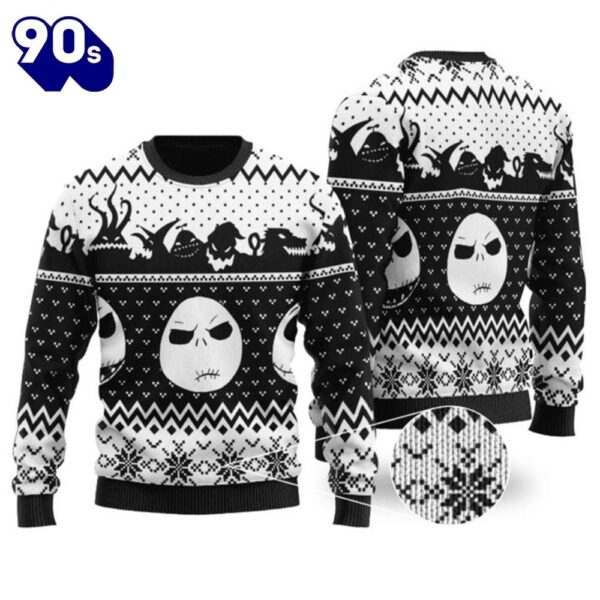 Merry Christmas Nightmare Before Christmas Ugly Sweater