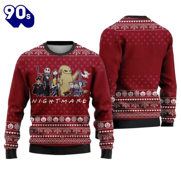 Merry Christmas Nightmare Christmas Ugly Sweater