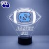 North Carolina Tarheels Football Led Light Sports Fan Lamp Custom Light Gift Christmas