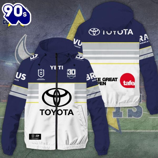 North Queensland Cowboys 3D Windbreaker Jacket For Man And Women
