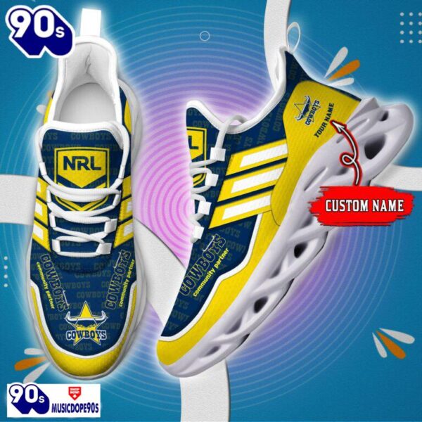 North Queensland Cowboys Maxsoul Shoes Muc1NRL