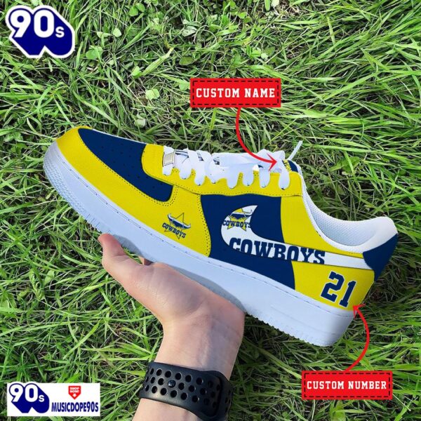 North Queensland Cowboys NRL Personalized Air Force 1 Shoes