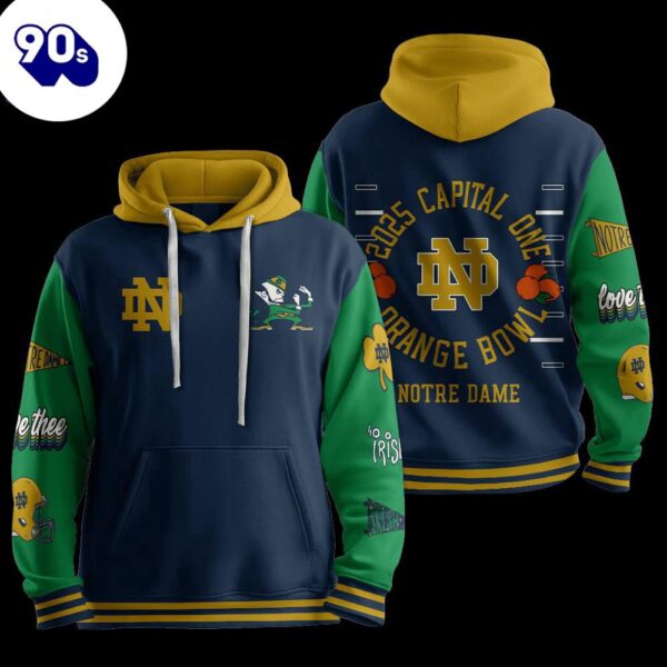 Notre Dame 2025 Capital One Orange Bowl Hoodie