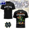Notre Dame 2025 Orange Bowl Champions Limited Edition 3d T-Shirt