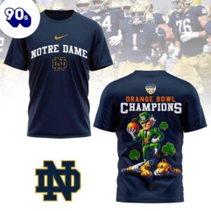 Notre Dame 2025 Orange Bowl Champions Limited Edition T-Shirt