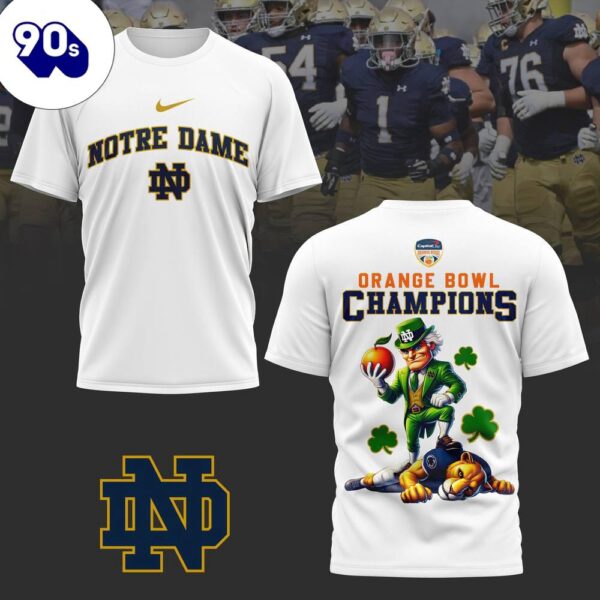 Notre Dame 2025 Orange Bowl Champions Limited Edition T-Shirt