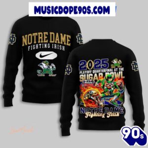 Notre Dame Fighting Irish 2025 Playoff Quarterback At The Sugar Bowl For Fans 3D T-Shirt