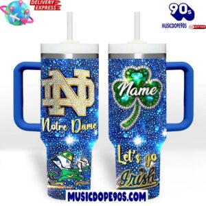 Notre Dame Fighting Irish Diamond Custom Stanley Tumbler Cup