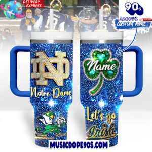 Notre Dame Fighting Irish Diamond Custom Stanley Tumbler Cup