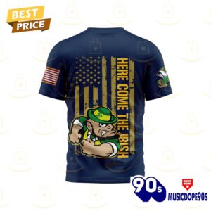 Notre Dame Fighting Irish - Here Come The Irish 3D T-Shirt V1