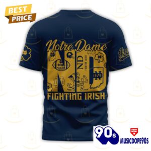 Notre Dame Fighting Irish - Lets Go Irish 3D T-Shirt