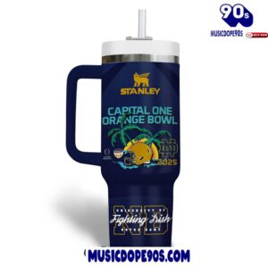 Notre Dame Fighting Irish x Orange Bowl 2025 Stanley Tumbler