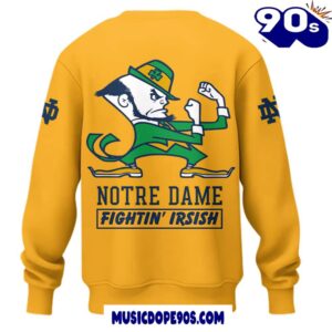 Notre Dame Football Play Like A Champions Today Limited Edition Yellow Sweatshirt