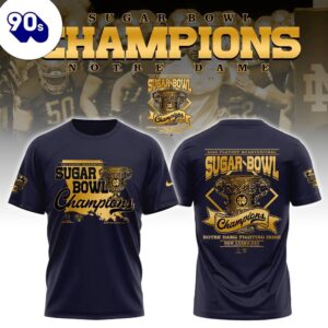 Notre Dame X Sugar Bowl Champions Limited Edition Shirt