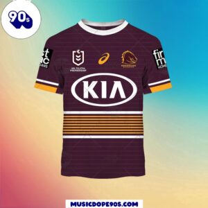 NRL Brisbane Broncos Custom Name…