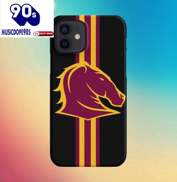 NRL Brisbane Broncos Minimalist Logo Phone Case