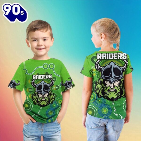 NRL Canberra Raiders Indigenous Kids T-shirt