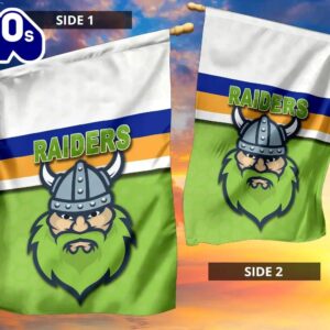 NRL Canberra Raiders Viking House Flag