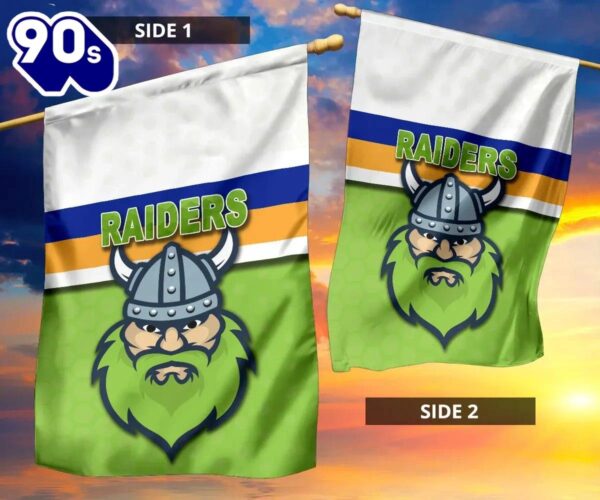 NRL Canberra Raiders Viking House Flag