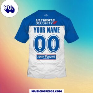 NRL Canterbury-Bankstown Bulldogs Custom Name Numbers Home Jersey Kids T-shirt