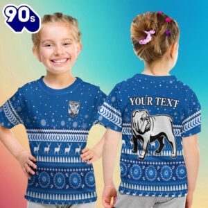 NRL Canterbury-Bankstown Bulldogs Custom Text…