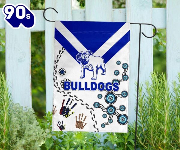 NRL Canterbury-Bankstown Bulldogs Simple Indigenous House Flag