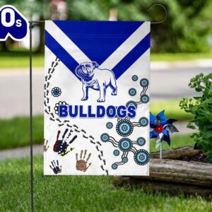 NRL Canterbury-Bankstown Bulldogs Simple Indigenous House Flag