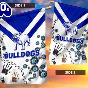 NRL Canterbury-Bankstown Bulldogs Simple Indigenous House Flag