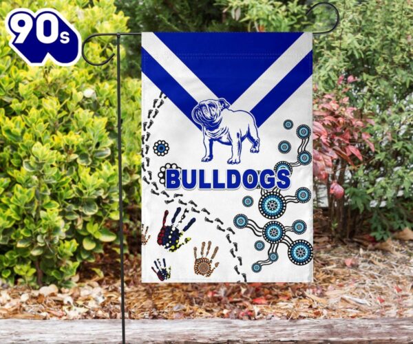 NRL Canterbury-Bankstown Bulldogs Simple Indigenous House Flag