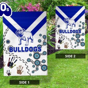 NRL Canterbury-Bankstown Bulldogs Simple Indigenous House Flag