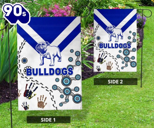 NRL Canterbury-Bankstown Bulldogs Simple Indigenous House Flag