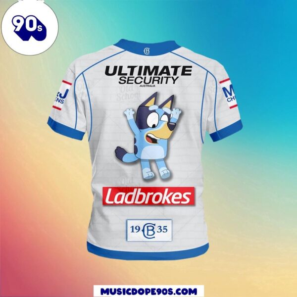 NRL Canterbury-Bankstown Bulldogs x Bluey Jersey Kids T-shirt