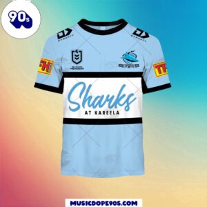 NRL Cronulla-Sutherland Sharks Custom Name…