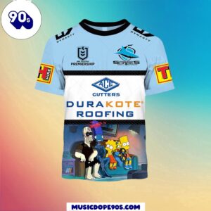 NRL Cronulla-Sutherland Sharks Custom Name…