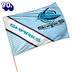 NRL Cronulla-Sutherland Sharks House Flag