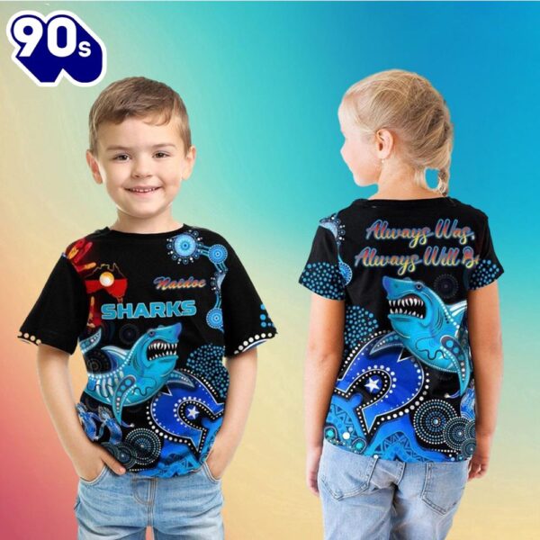 NRL Cronulla-Sutherland Sharks NAIDOC Kids T-shirt