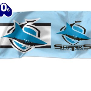 NRL Cronulla-Sutherland Sharks Pole House Flag