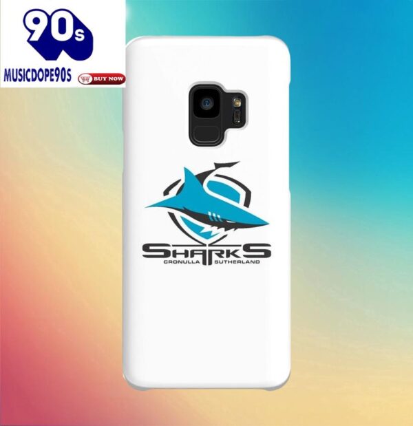 NRL Cronulla-Sutherland Sharks White Phone Case