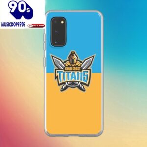 NRL Gold Coast Titans Blue Gold Split Phone Case