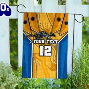 NRL Gold Coast Titans Custom Name Number Aboriginal Armor Version House Flag